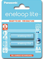 Eneloop Lite BK-3LCCE/2BE (AA, 1000 mAh) август 2016г.