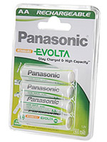 Panasonic Evolta  (AA, 1900mAh)	4шт в блистере