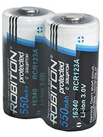 Robiton Li16340/3.0 550mAh защищенный (цена за 1 шт)