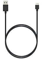 Robiton P2-MicroUSB/1m/Charge&Sync BLACK