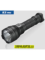 Skilhunt S3 PRO HI CW (USB, 18650, XHP35 HI, 1400lm, 521m)