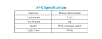 Фонарь-брелок Xtar XPK (прозрачный)