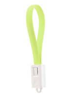 Soshine Apple Lightning - USB Кабель-брелок (21 см) green