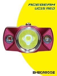 Фонарь-брелок Acebeam UC15 red (2хААА/10400, CREE XPL-HD/Red/UV, 1000 лм, 107 м)