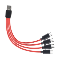 USB-4Micro USB Red