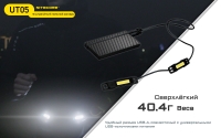 NITECORE UT05 поясной светильник (CRI>90, 4000K, 13ч, 27м, 400 лм)