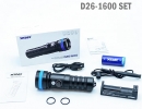 Xtar D26 1600 SET CW (1x18650/26650,1xXHP35-HI D4,1600lm,432m,↓1