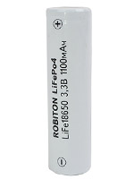 ROBITON LiFe18650 16,5/30А 1100 mAh (цена за 1 шт)