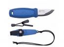 Нож Morakniv Eldris Blue (нерж.сталь, ножны, шнурок, огниво, 12631)