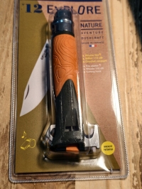 Нож Opinel №12 Explore (оранжевый, блистер, 002143)