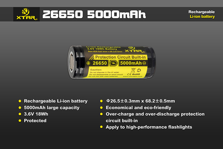 26650 5000mah 1