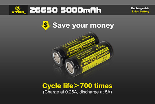 26650 5000mah 3